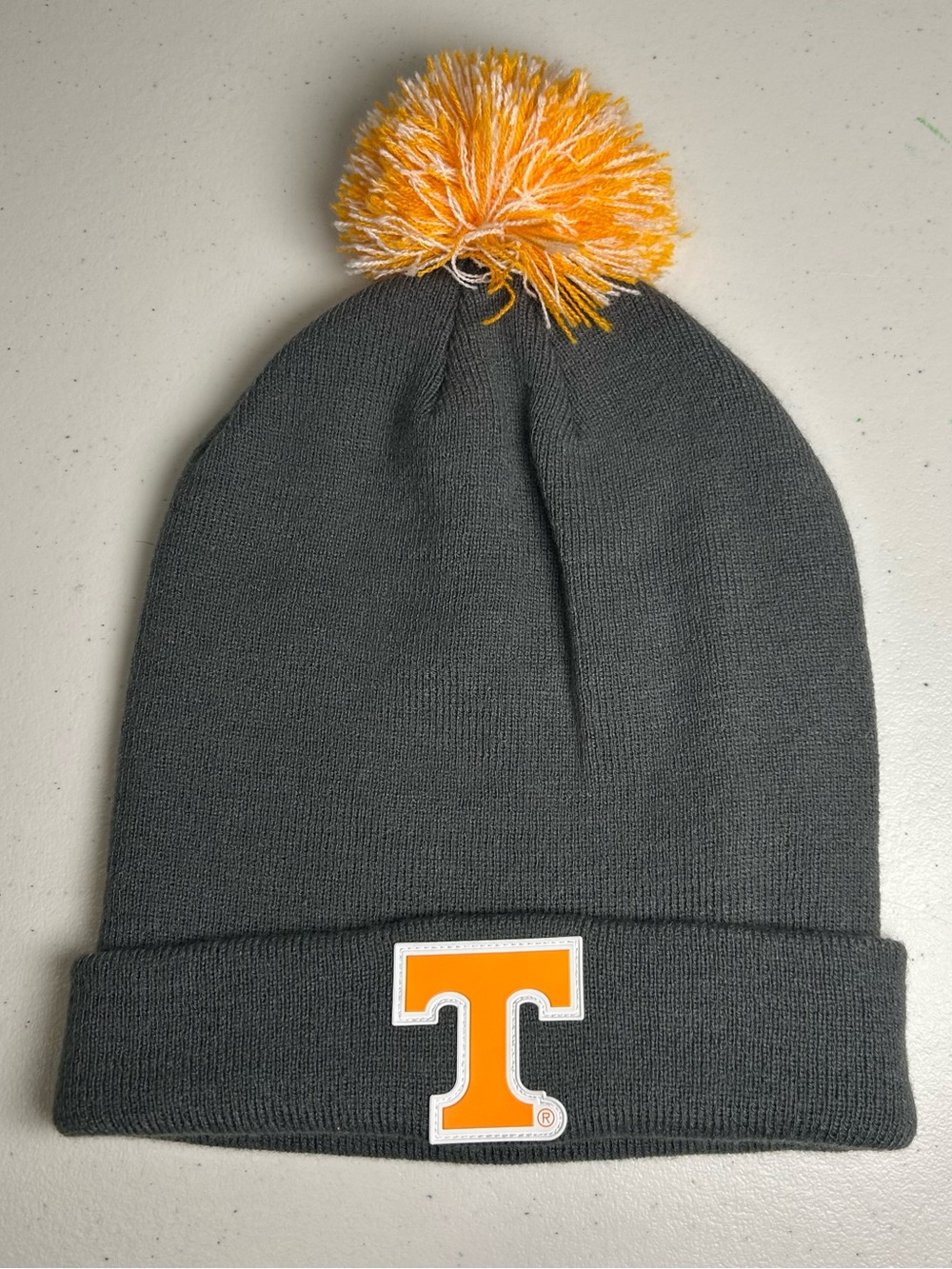 Nike Tennessee Volunteers Gray Orange Knit Beanie Toboggan